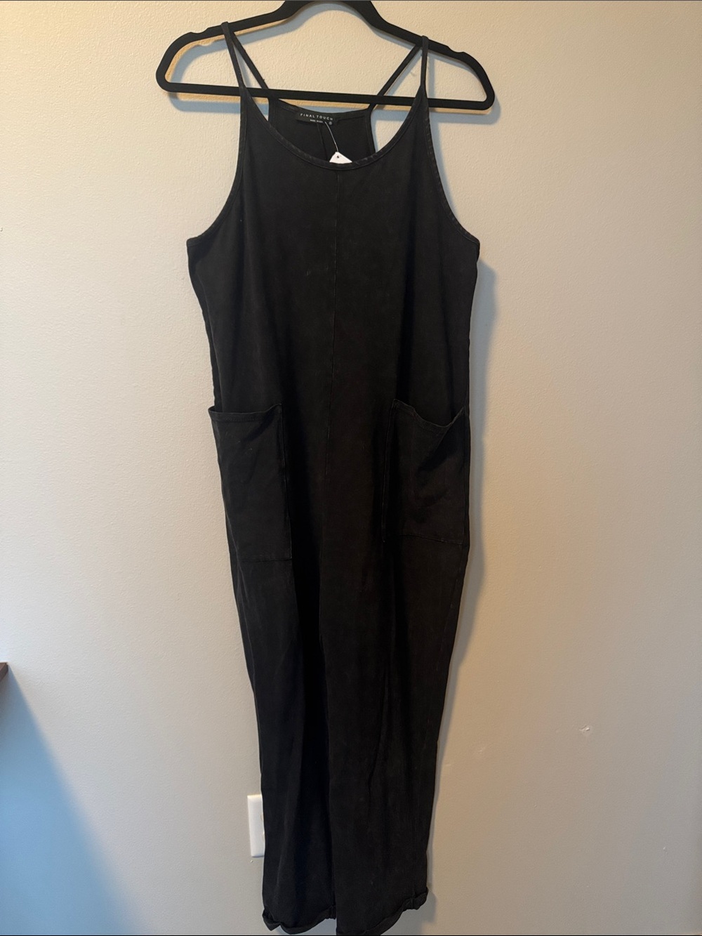 NWT Final Touch Black Jumpsuit